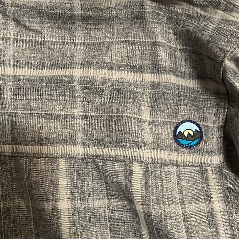 š„WRANGLER GREY CAMPING OUTDOOR FLANNEL - Picture 5 of 5